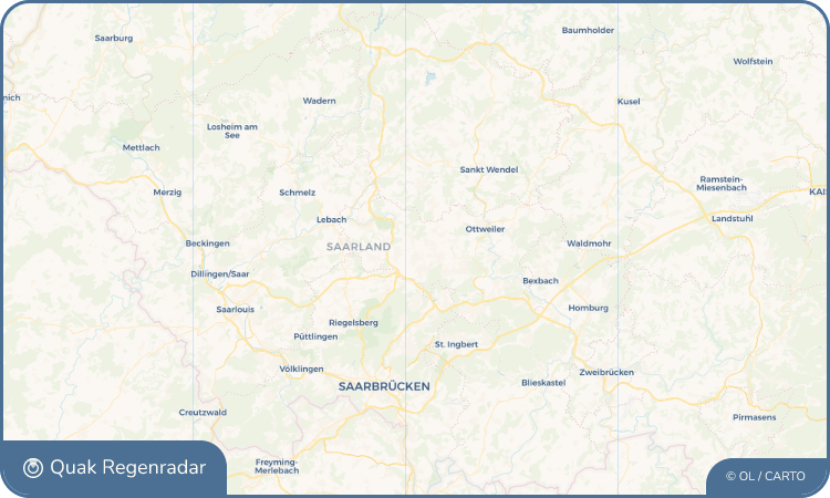 Regenradar-Widget für Illingen, Saar