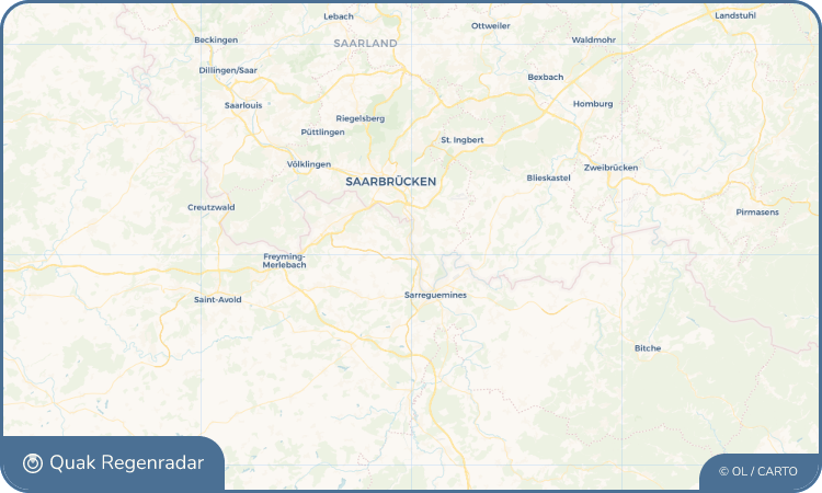 Regenradar-Widget für Kleinblittersdorf