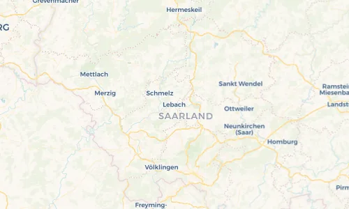 Regenradar Vorschaubild - Aktuelle Niederschläge in Lebach und Umgebung