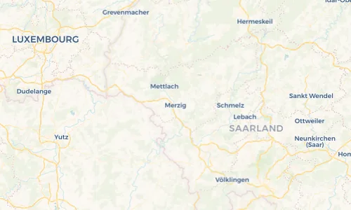 Regenradar Vorschaubild - Aktuelle Niederschläge in Merzig und Umgebung