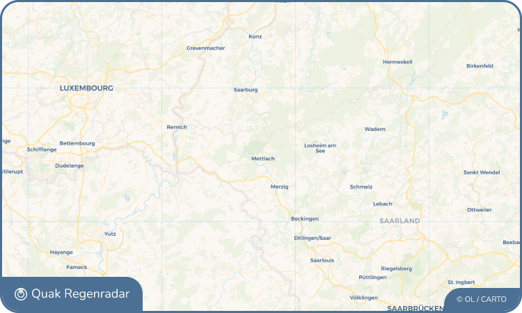 Quak Regenradar-Widget Mettlach