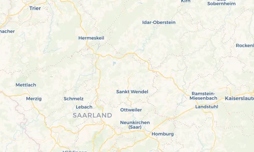 Regenradar Vorschaubild - Aktuelle Niederschläge in Namborn und Umgebung