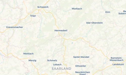 Regenradar Vorschaubild - Aktuelle Niederschläge in Nonnweiler und Umgebung
