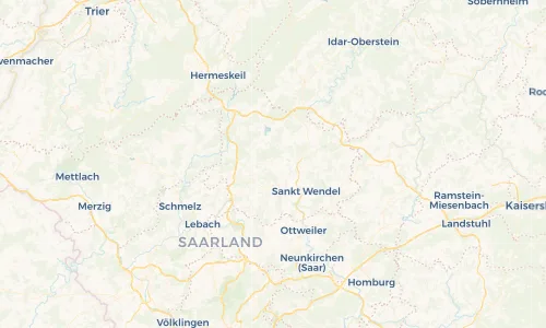 Regenradar Vorschaubild - Aktuelle Niederschläge in Oberthal und Umgebung