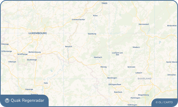 Quak Regenradar-Widget Orscholz