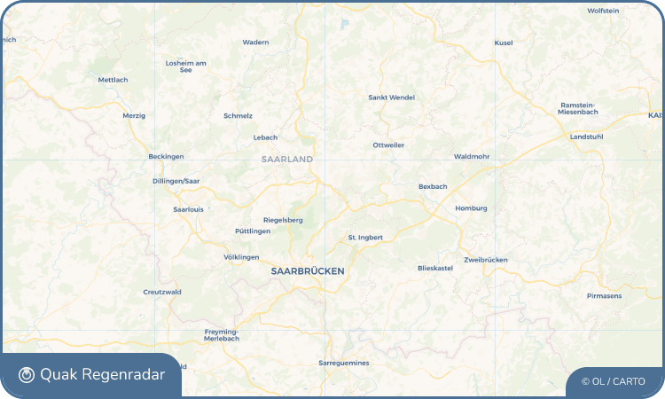 Quak Regenradar-Widget Quierschied