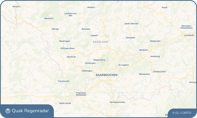 Quak Regenradar-Widget Riegelsberg