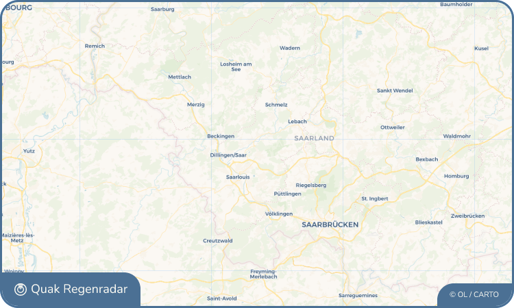 Regenradar-Widget für Saarwellingen