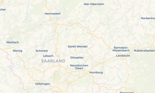 Regenradar Vorschaubild - Aktuelle Niederschläge in Sankt Wendel und Umgebung