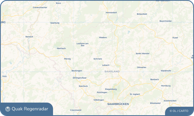 Regenradar-Widget für Schmelz