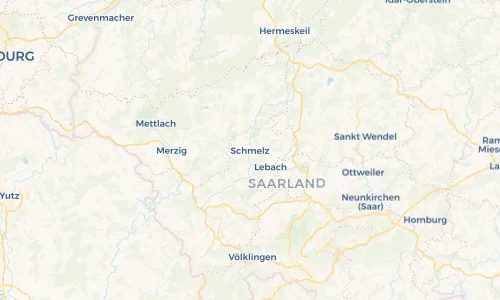 Regenradar Vorschaubild - Aktuelle Niederschläge in Schmelz und Umgebung