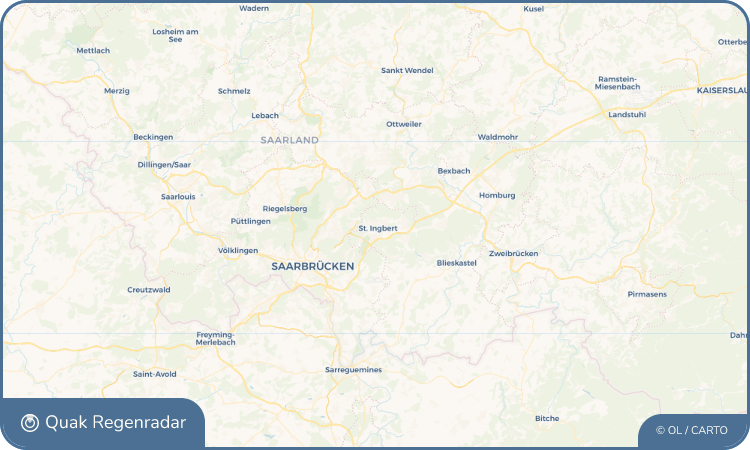 Quak Regenradar-Widget St. Ingbert