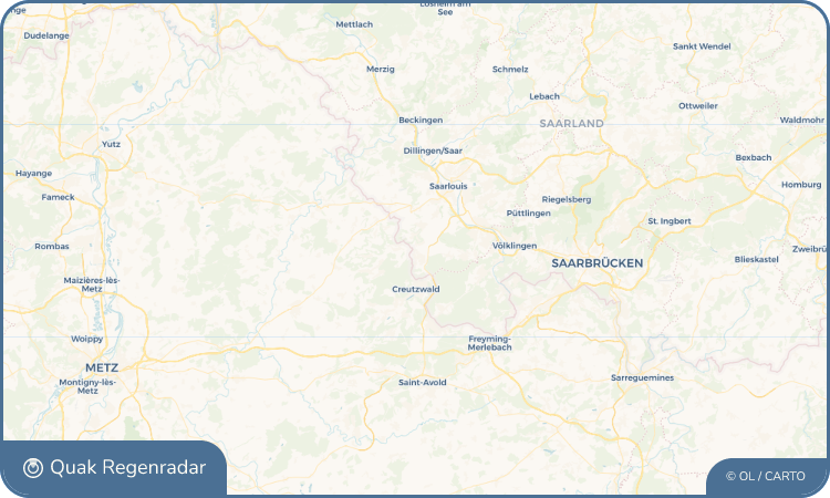 Quak Regenradar-Widget Überherrn