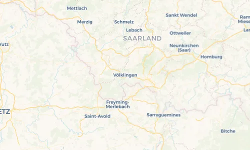 Regenradar Vorschaubild - Aktuelle Niederschläge in Völklingen und Umgebung