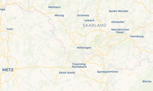 Regenradar Vorschaubild - Aktuelle Niederschläge in Wadgassen und Umgebung