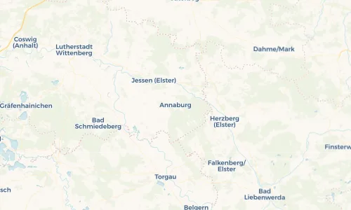 Regenradar Vorschaubild - Aktuelle Niederschläge in Annaburg und Umgebung