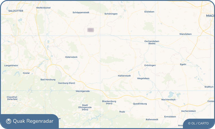 Quak Regenradar-Widget Aspenstedt