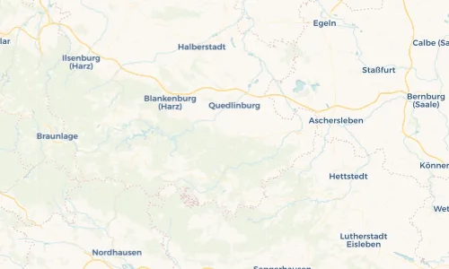 Regenradar Vorschaubild - Aktuelle Niederschläge in Bad Suderode und Umgebung
