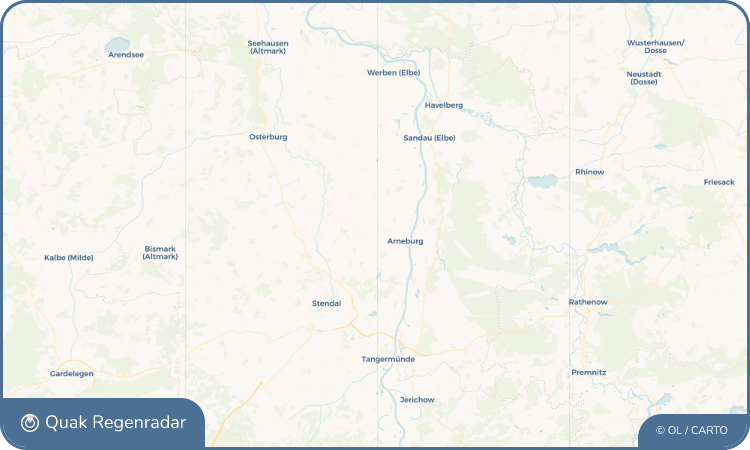 Quak Regenradar-Widget Beelitz