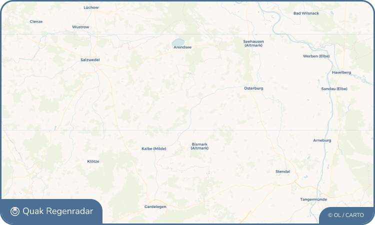 Quak Regenradar-Widget Beese