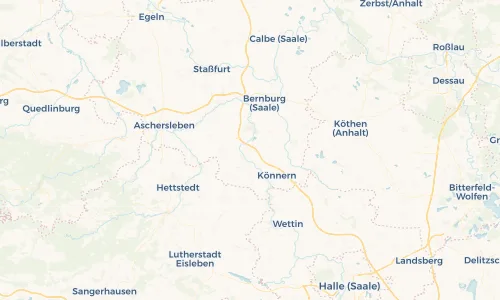 Regenradar Vorschaubild - Aktuelle Niederschläge in Beesenlaublingen und Umgebung