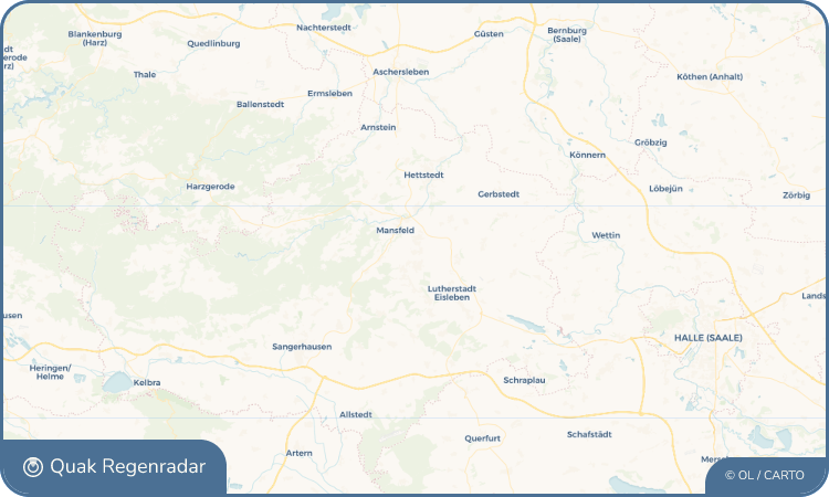 Quak Regenradar-Widget Benndorf