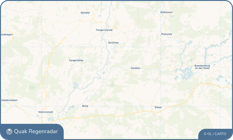 Quak Regenradar-Widget Bergzow