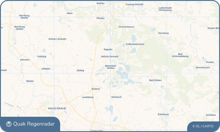 Quak Regenradar-Widget Bitterfeld-Wolfen