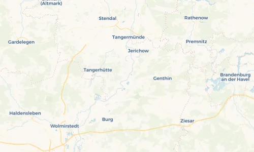 Regenradar Vorschaubild - Aktuelle Niederschläge in Bittkau und Umgebung