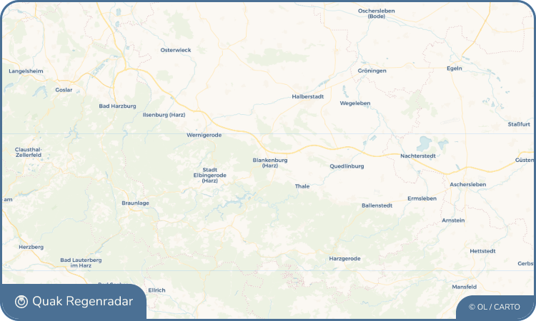 Quak Regenradar-Widget Blankenburg (Harz)