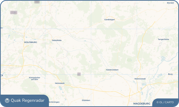 Quak Regenradar-Widget Böddensell