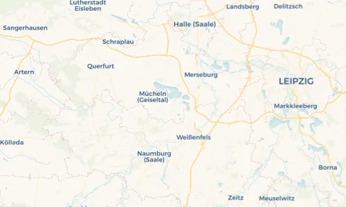 Regenradar Vorschaubild - Aktuelle Niederschläge in Braunsbedra und Umgebung