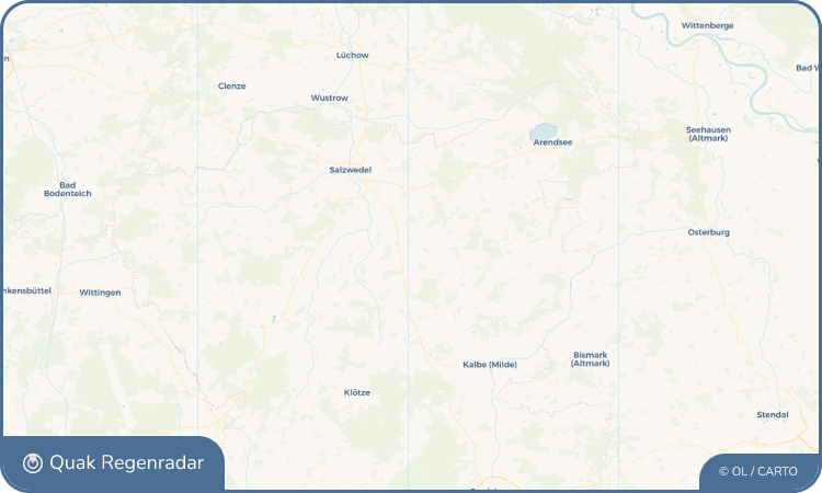 Quak Regenradar-Widget Büssen