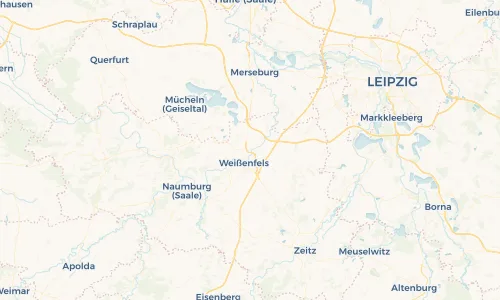Regenradar Vorschaubild - Aktuelle Niederschläge in Burgwerben und Umgebung