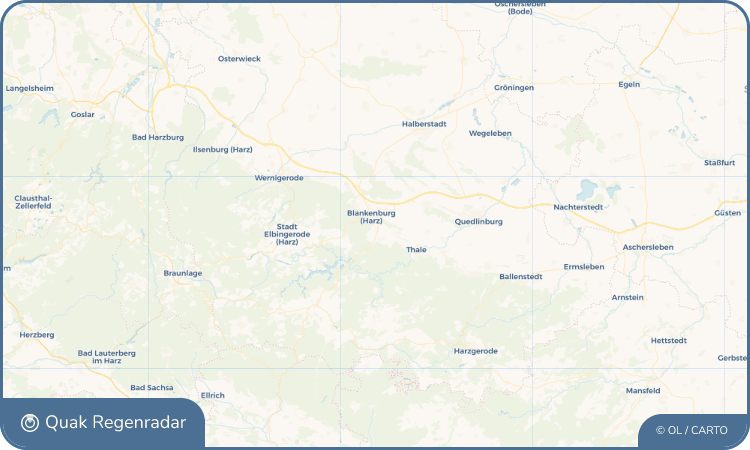 Quak Regenradar-Widget Cattenstedt