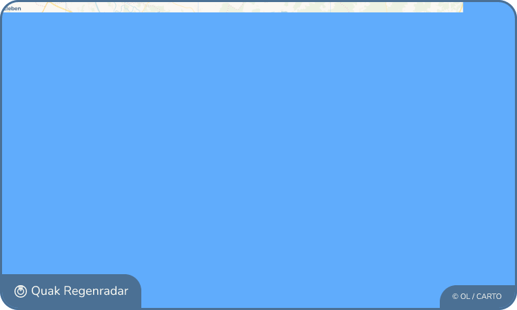 Quak Regenradar-Widget Chörau
