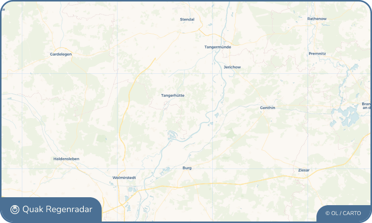 Quak Regenradar-Widget Cobbel