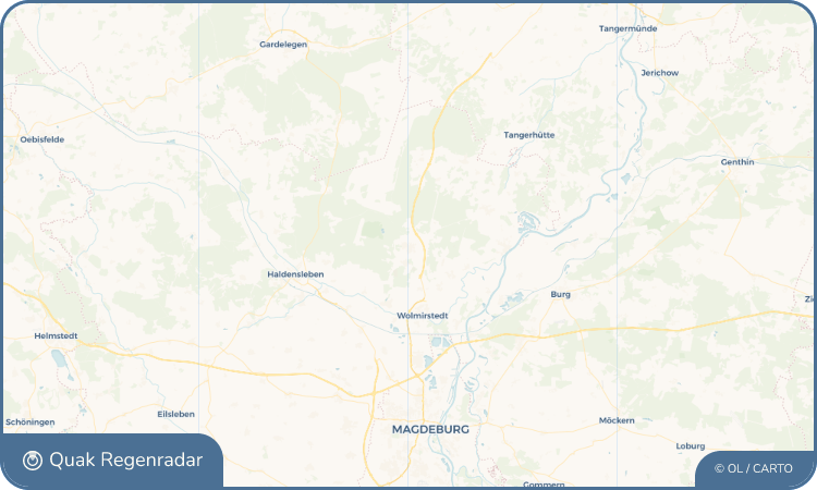 Regenradar-Widget für Colbitz