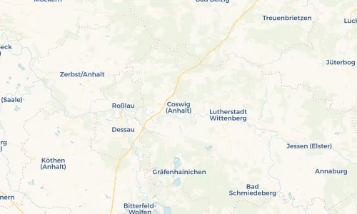 Regenradar Vorschaubild - Aktuelle Niederschläge in Coswig (Anhalt) und Umgebung