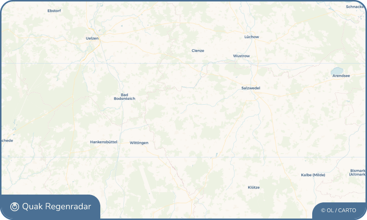 Quak Regenradar-Widget Dähre