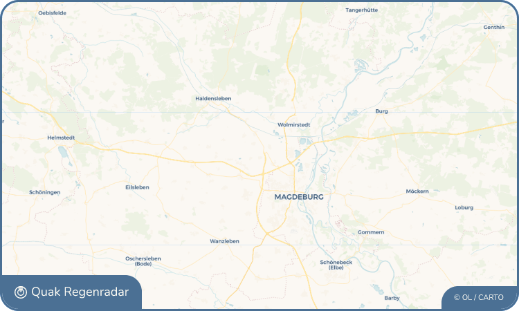 Quak Regenradar-Widget Dahlenwarsleben