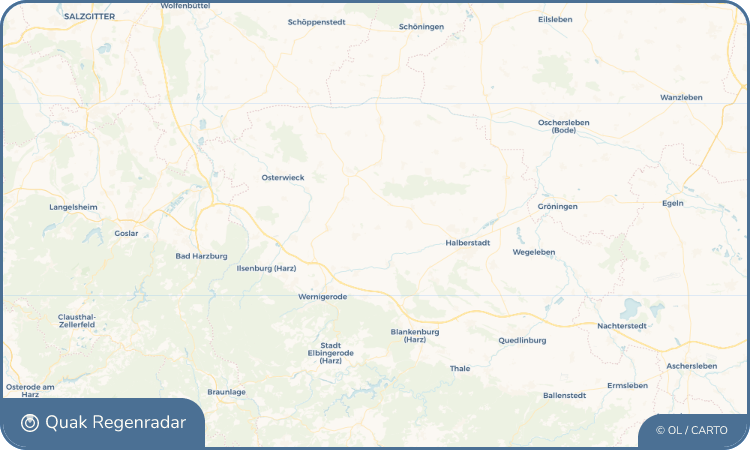 Quak Regenradar-Widget Danstedt