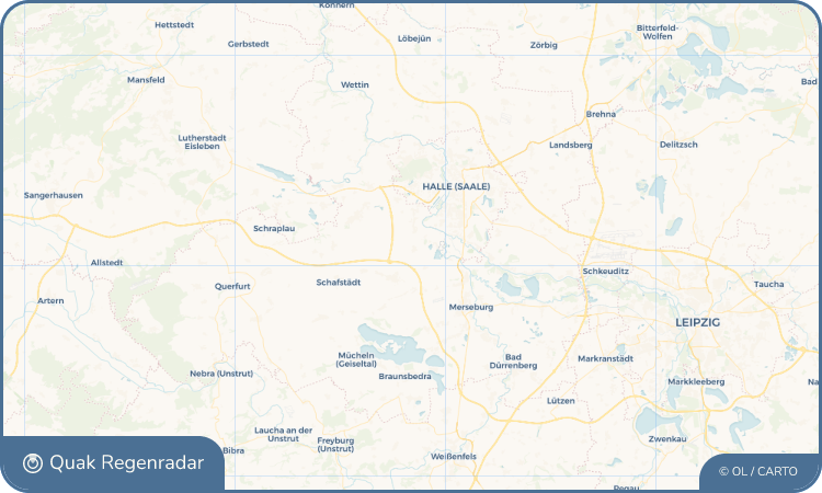 Quak Regenradar-Widget Delitz am Berge