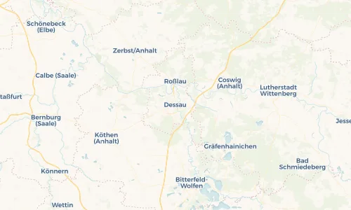 Regenradar Vorschaubild - Aktuelle Niederschläge in Dessau und Umgebung