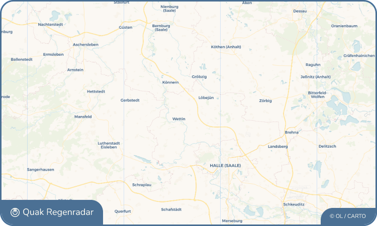 Quak Regenradar-Widget Deutleben