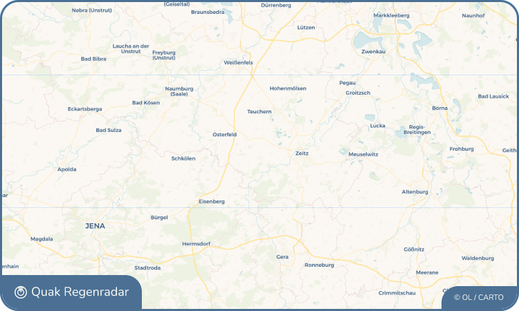 Quak Regenradar-Widget Droyßig