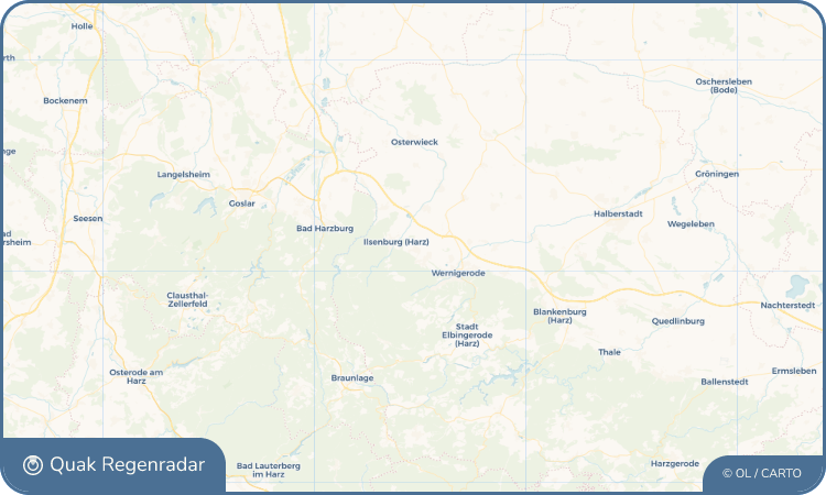 Quak Regenradar-Widget Drübeck