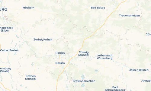 Regenradar Vorschaubild - Aktuelle Niederschläge in Düben und Umgebung