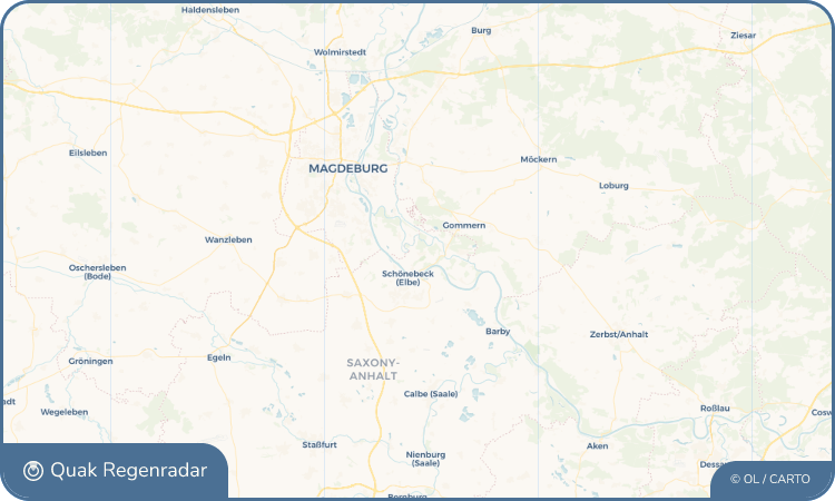Quak Regenradar-Widget Elbenau