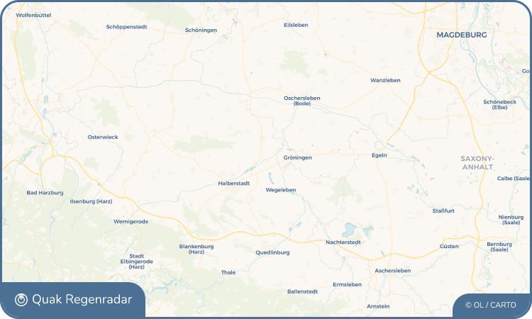 Quak Regenradar-Widget Emersleben